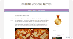 Desktop Screenshot of cookingatclarktowers.com